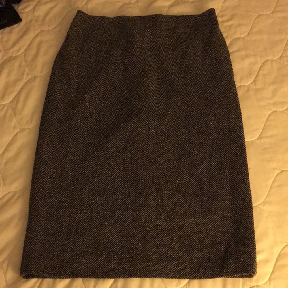 New York and Company herringbone pencil skirt size 6 , matching Moto jacket